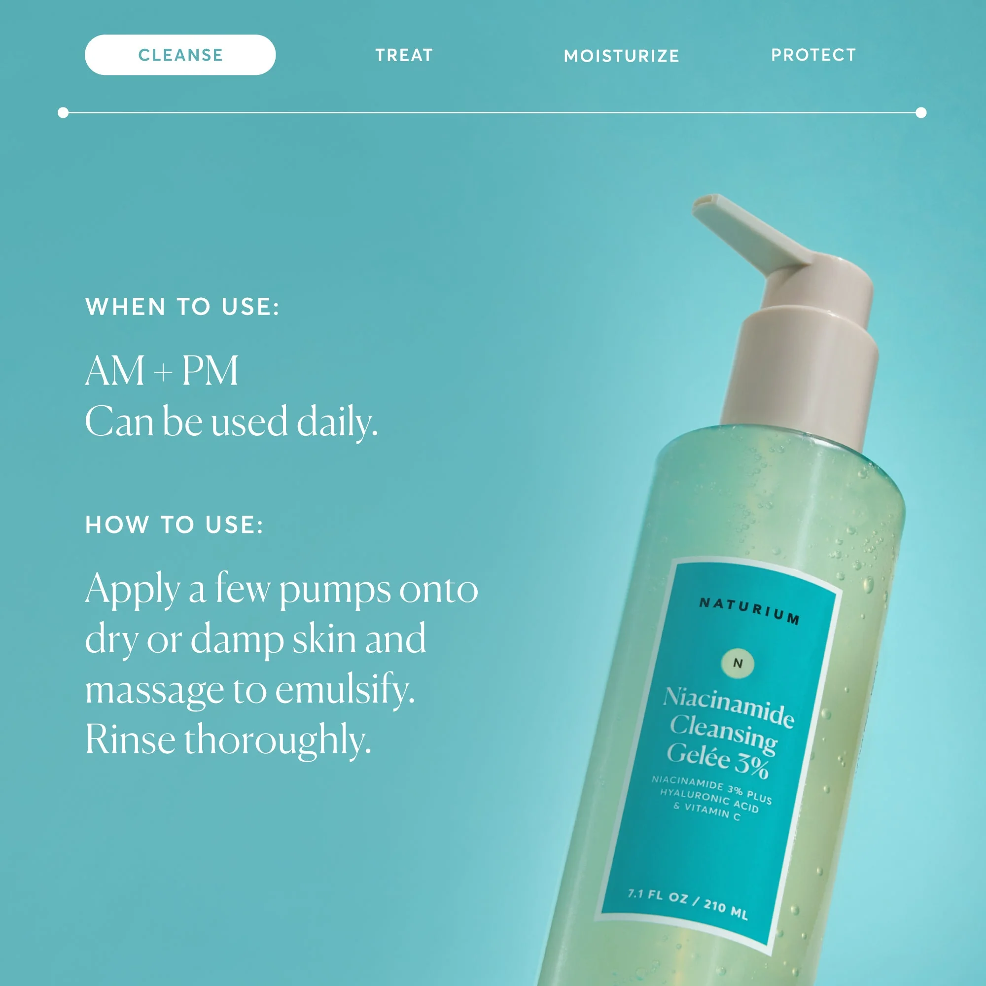 Niacinamide Cleansing Gelée 3% - Image 5