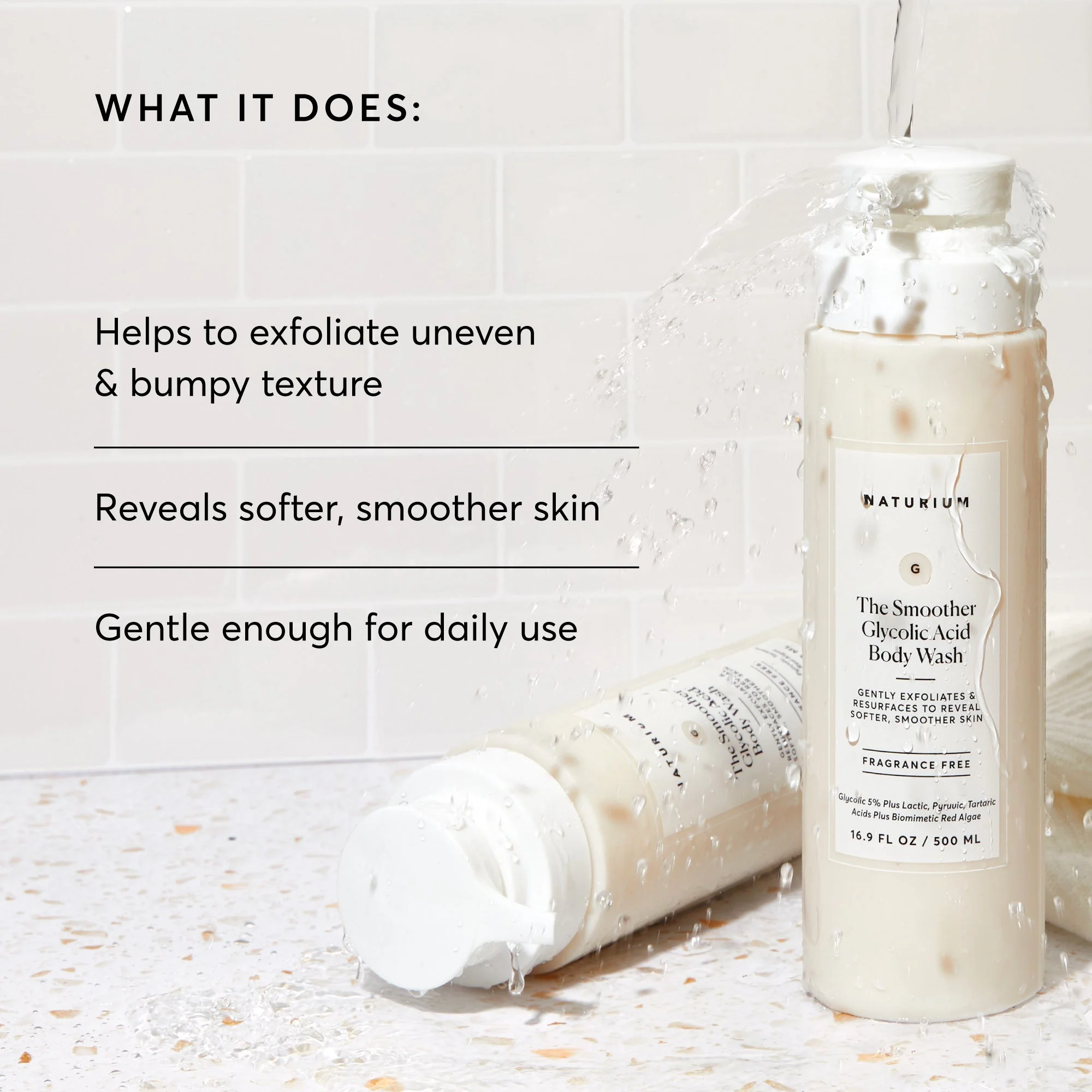 The Smoother Glycolic Acid Exfoliating Body Wash - Image 3